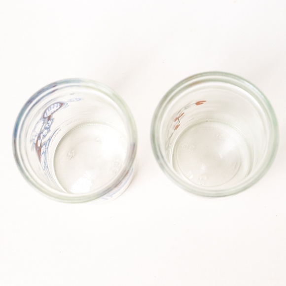 Tom & Jerry Vintage Glass Welchs Tennis Kite Flying Pair of 2 - Picture 8 of 8